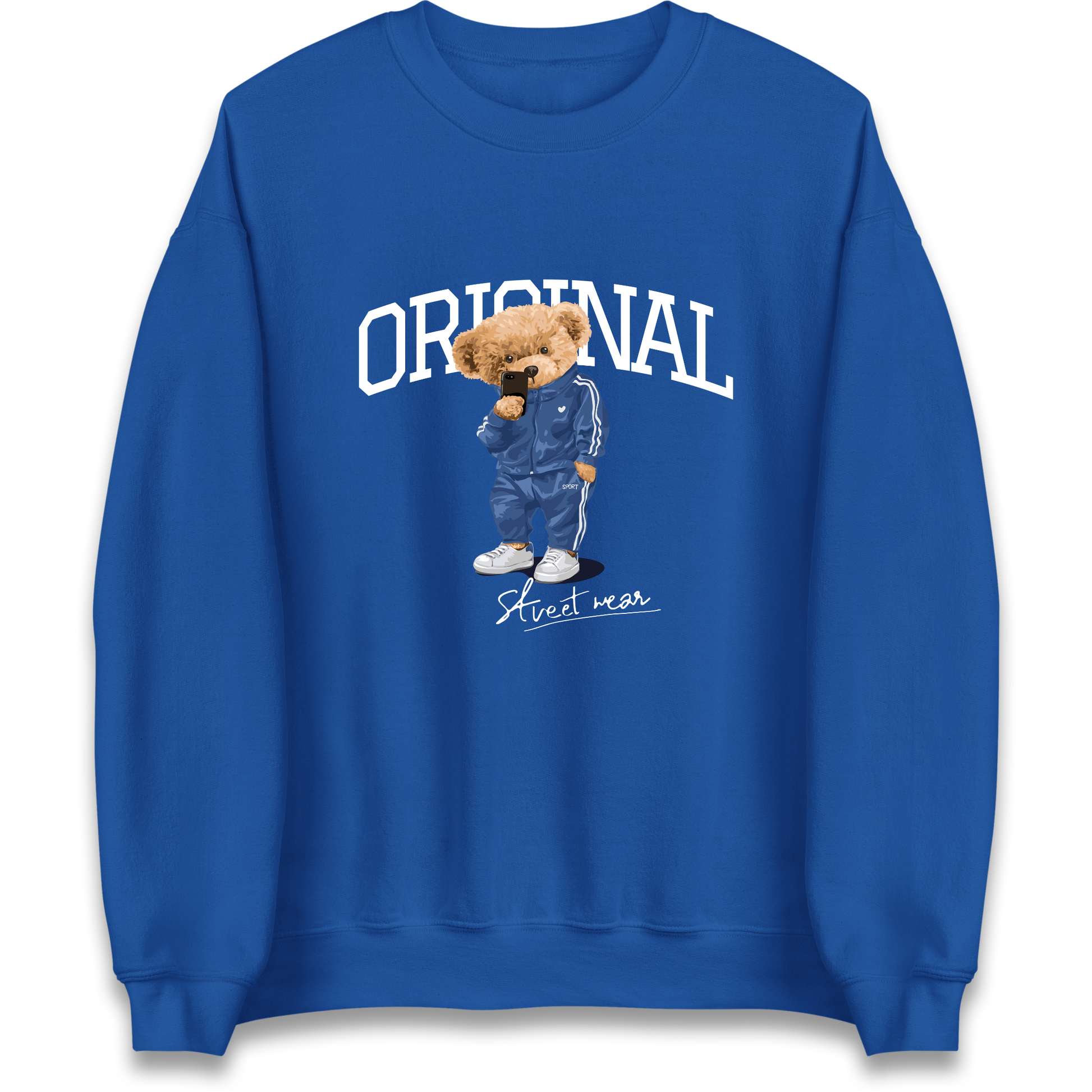 Teddy Bear Original Streetwear Sweatshirt