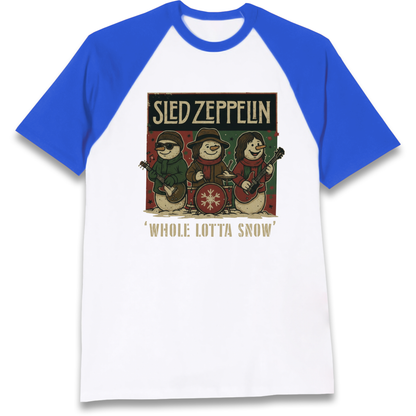 Led Zeppelin Christmas Raglan T Shirt
