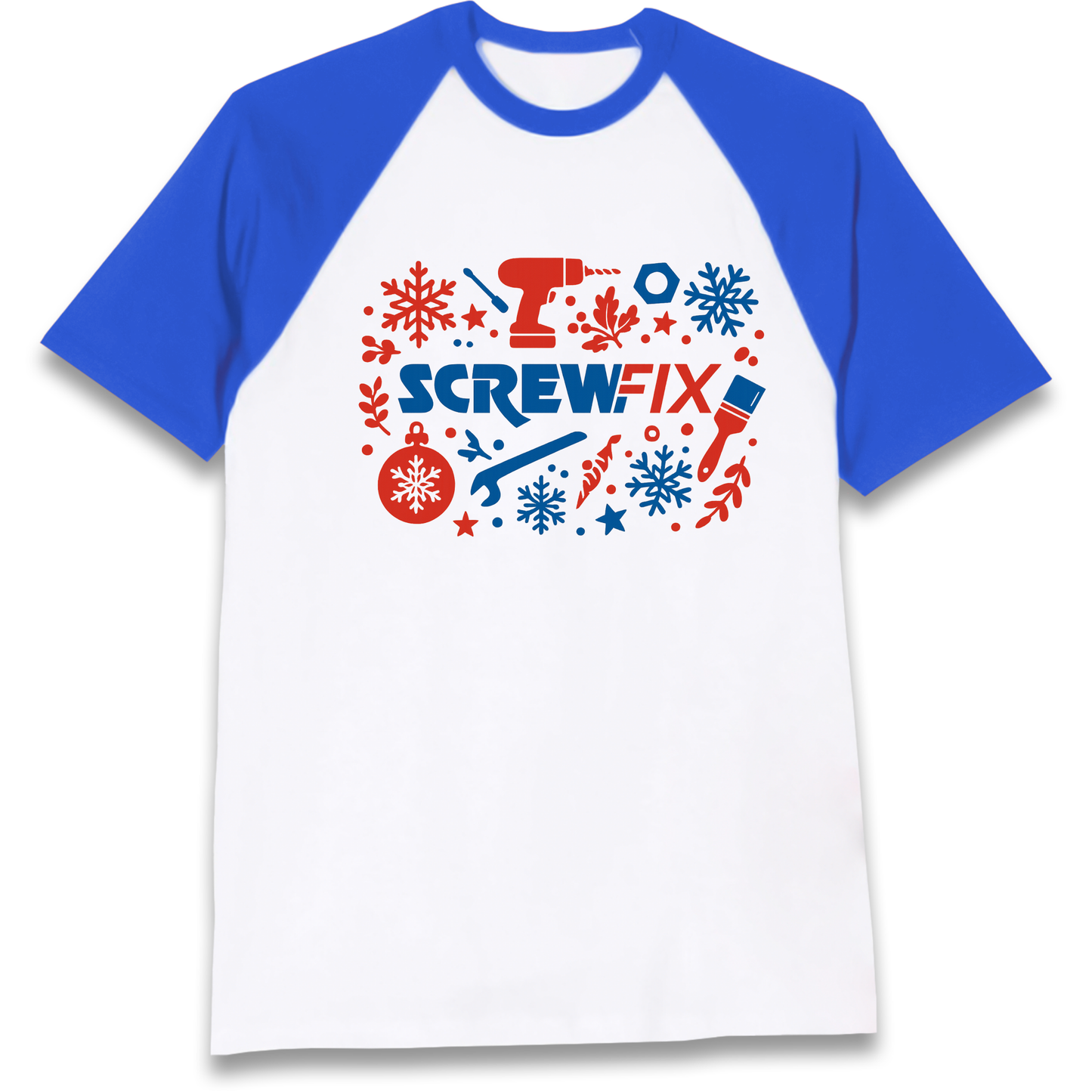 Screwfix Christmas Raglan T Shirt