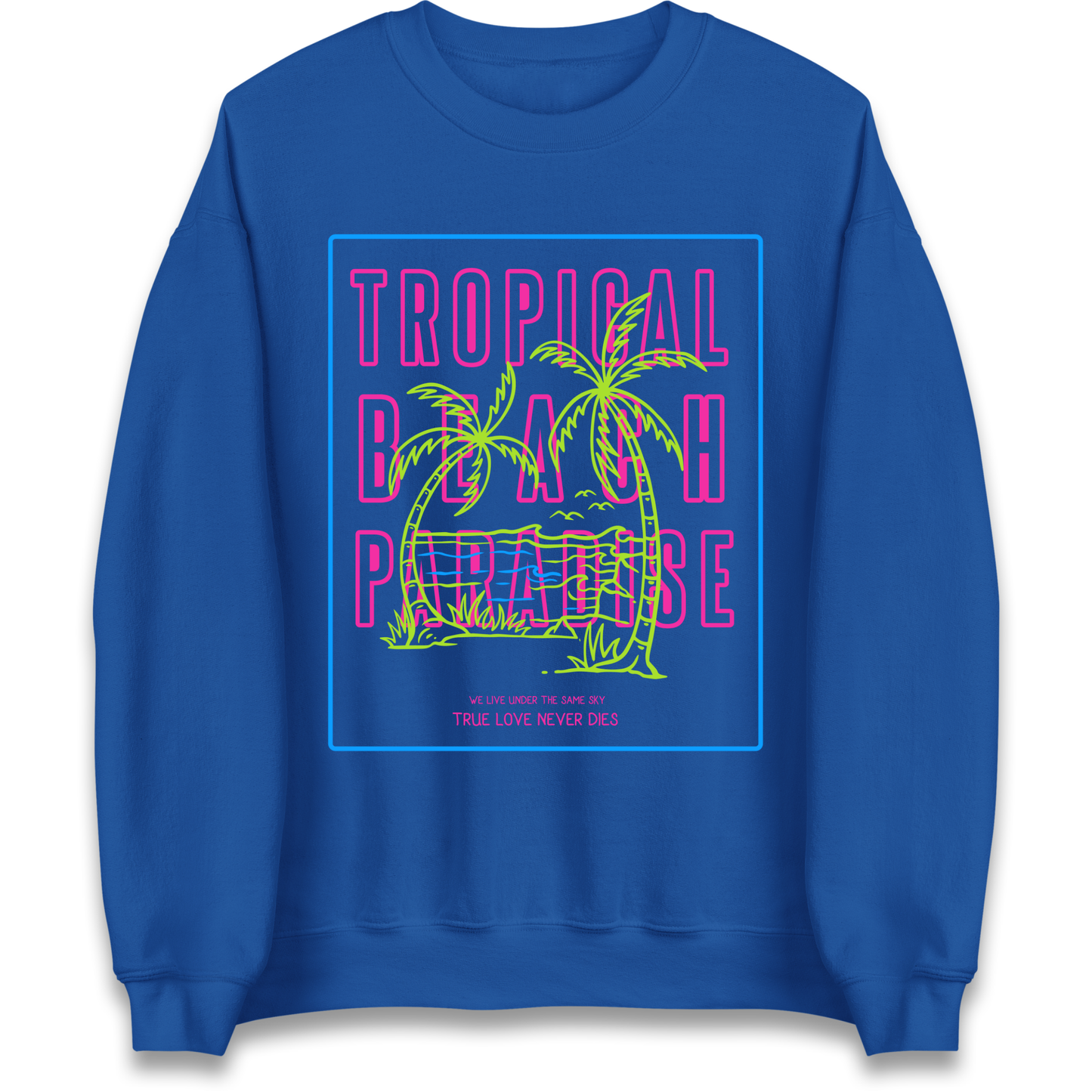 Tropical Beach Paradise Sweatshirt