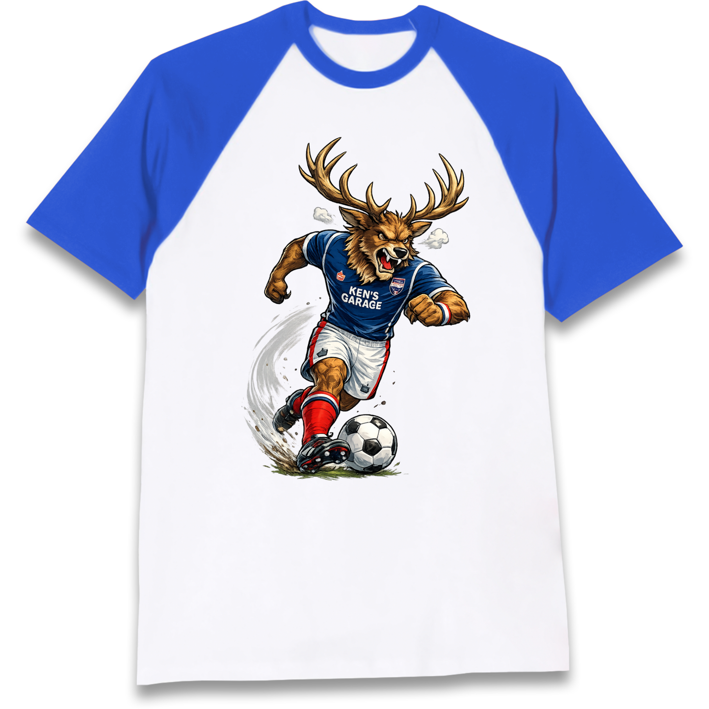 Classic Ross County 1991 Football Raglan T Shirt