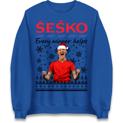 Benjamin Sesko Christmas Sweatshirt