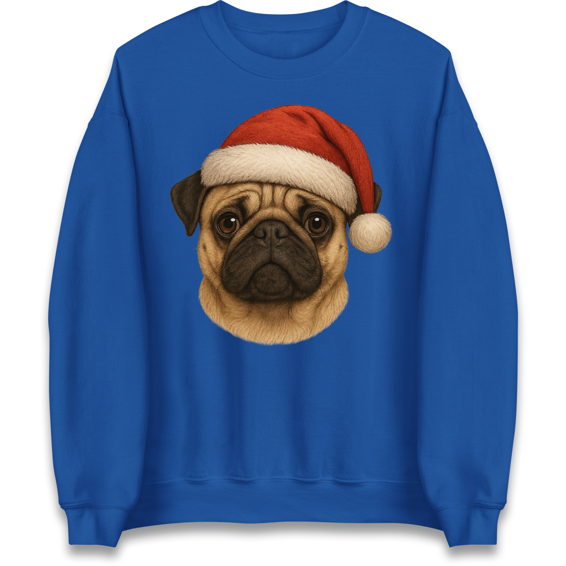 Pug Face Christmas Sweatshirt