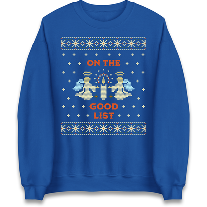 On The Good List Christmas Sweatshirt