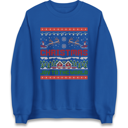 Christmas Joy to the World Christmas Sweatshirt