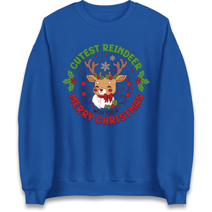 Cutest Reindeer Sweatshirt