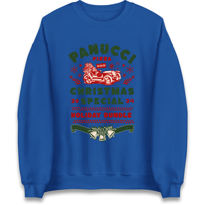 Panucci Pizza Christmas Special Christmas Sweatshirt
