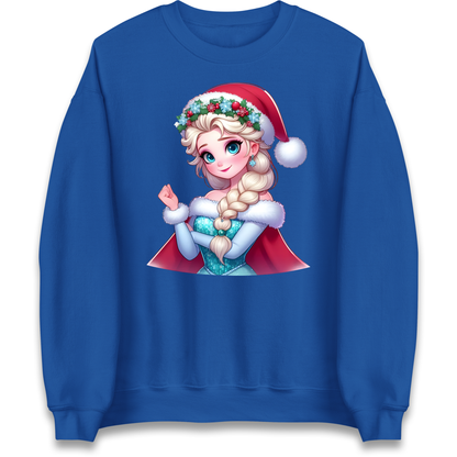 Elsa Frozen Santa Sweatshirt