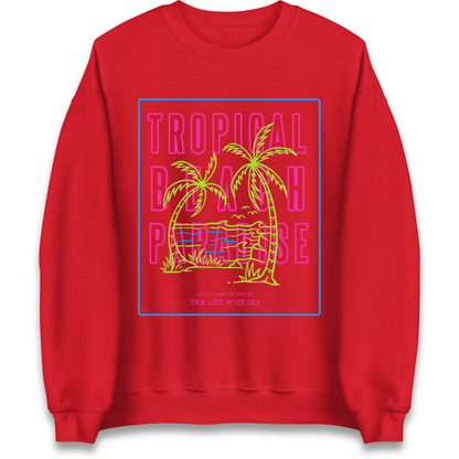 Tropical Beach Paradise Sweatshirt