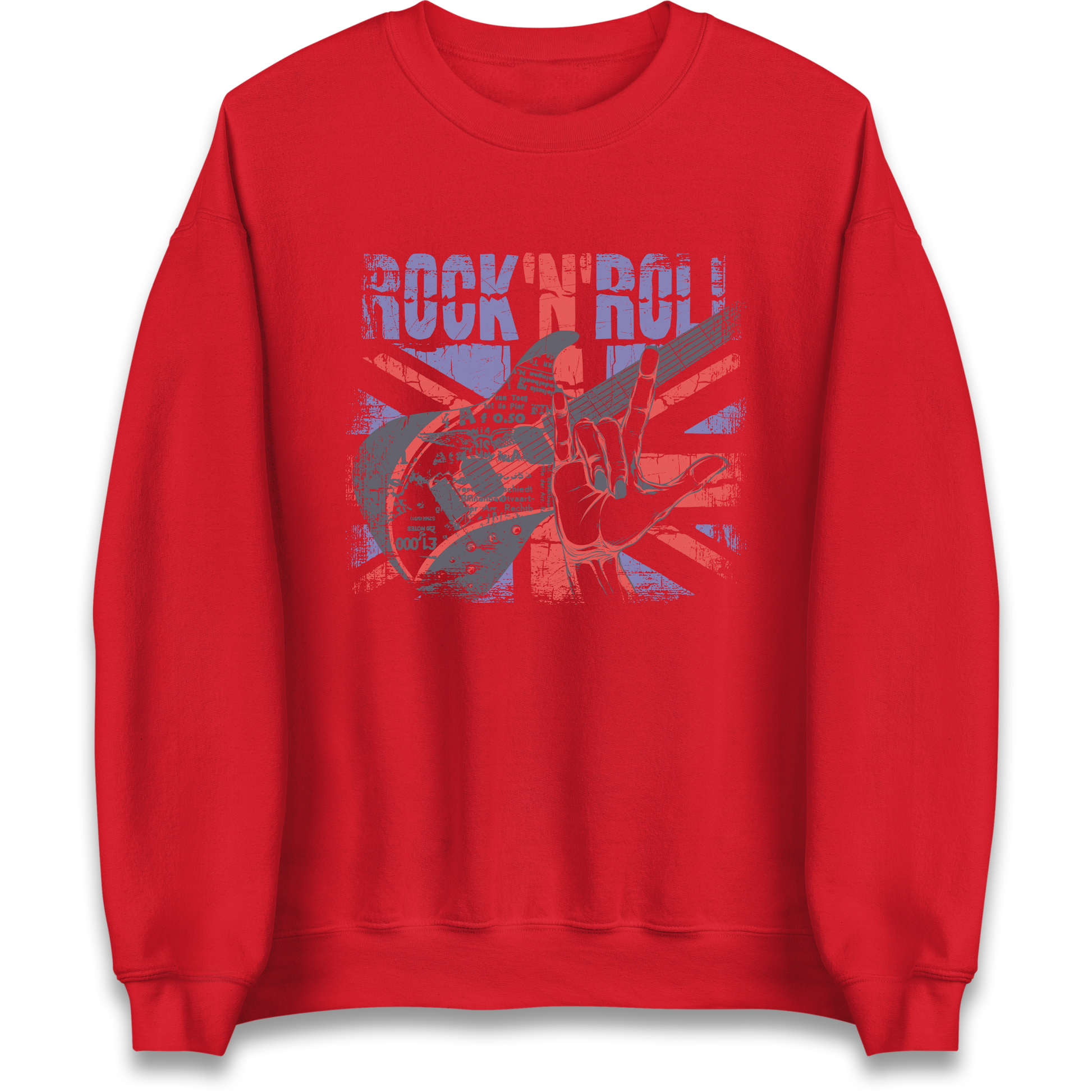 Rock N Roll Union Jack Sweatshirt