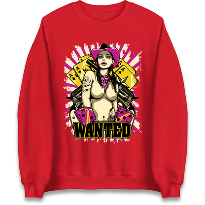 Wanted Ace Of Spades Sweatshirt