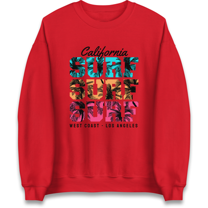 California Surf Surf Surf Sweatshirt