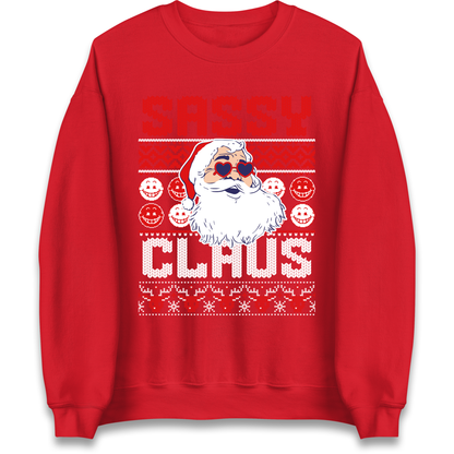 Sassy Claus Santa Christmas Sweatshirt