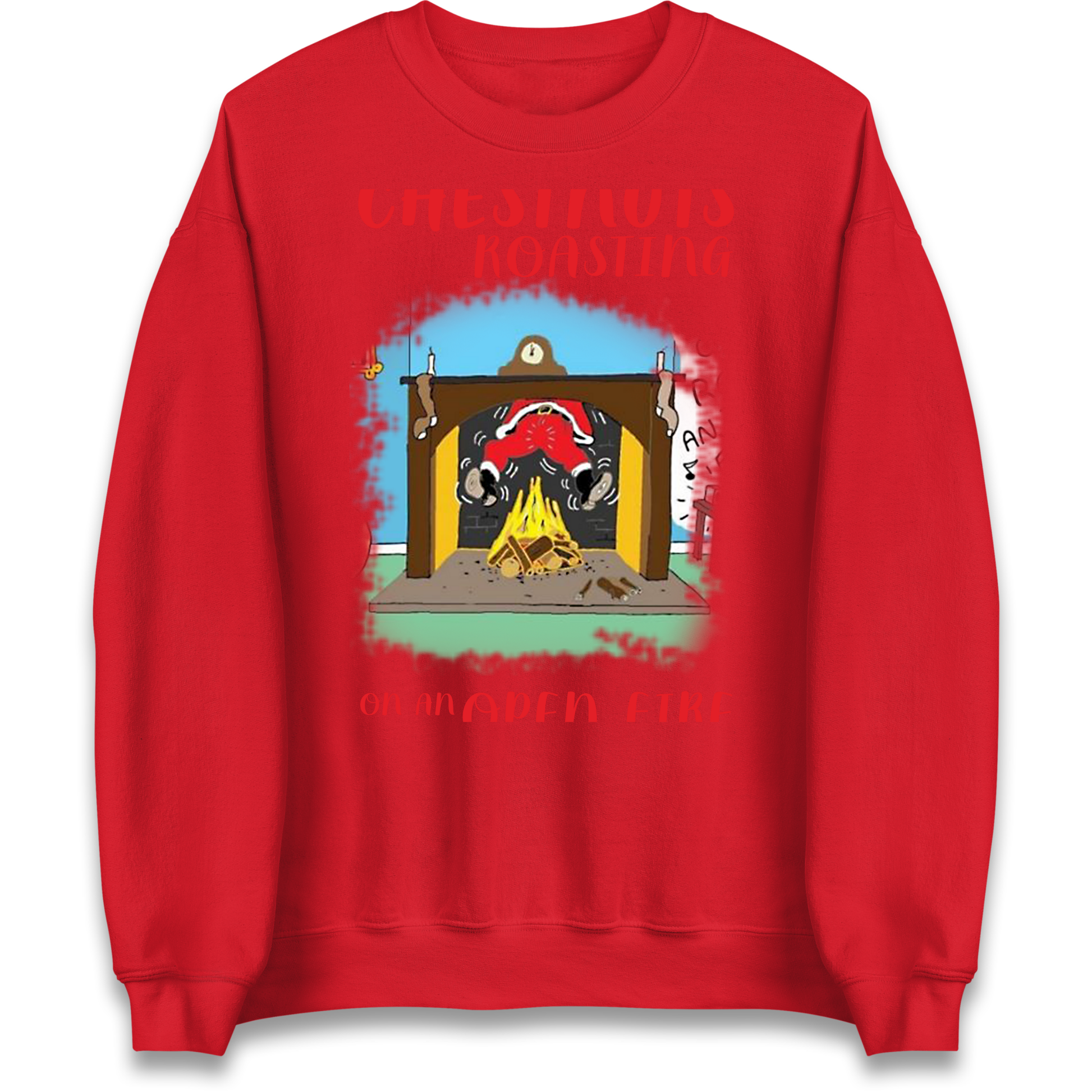 Chestnuts Roasting On An Open Fire Christmas Sweatshirt