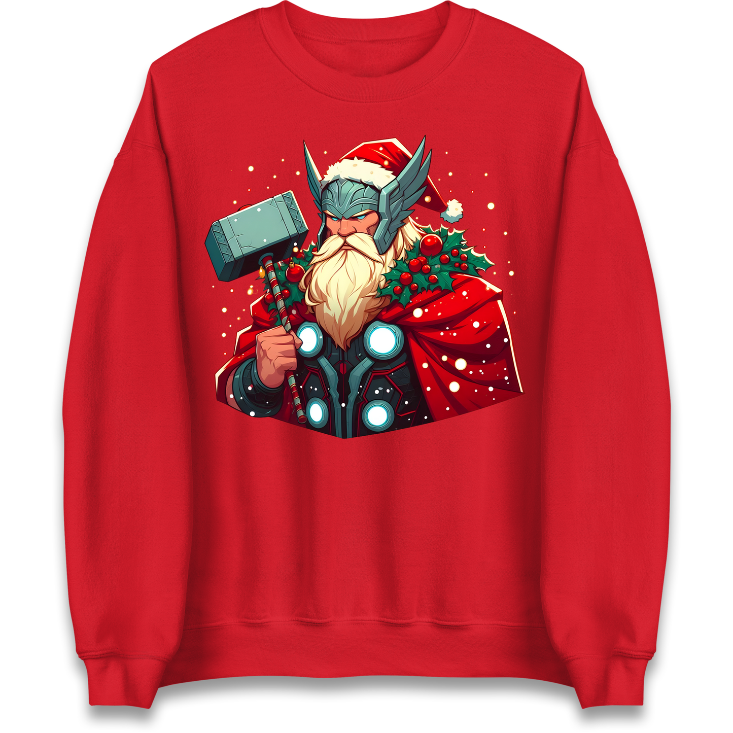 Viking Thor Santa Sweatshirt
