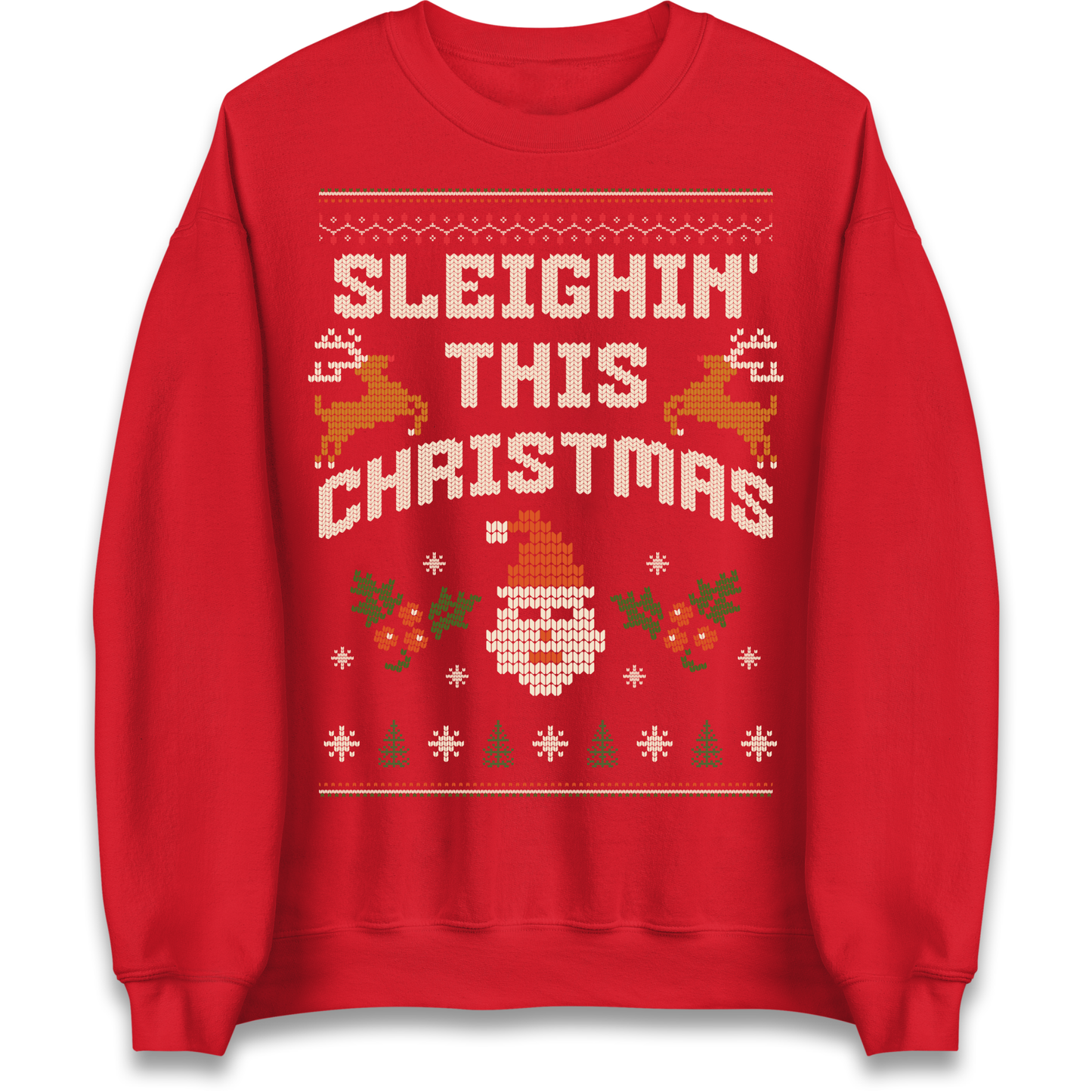 Sleighin This Christmas Christmas Sweatshirt