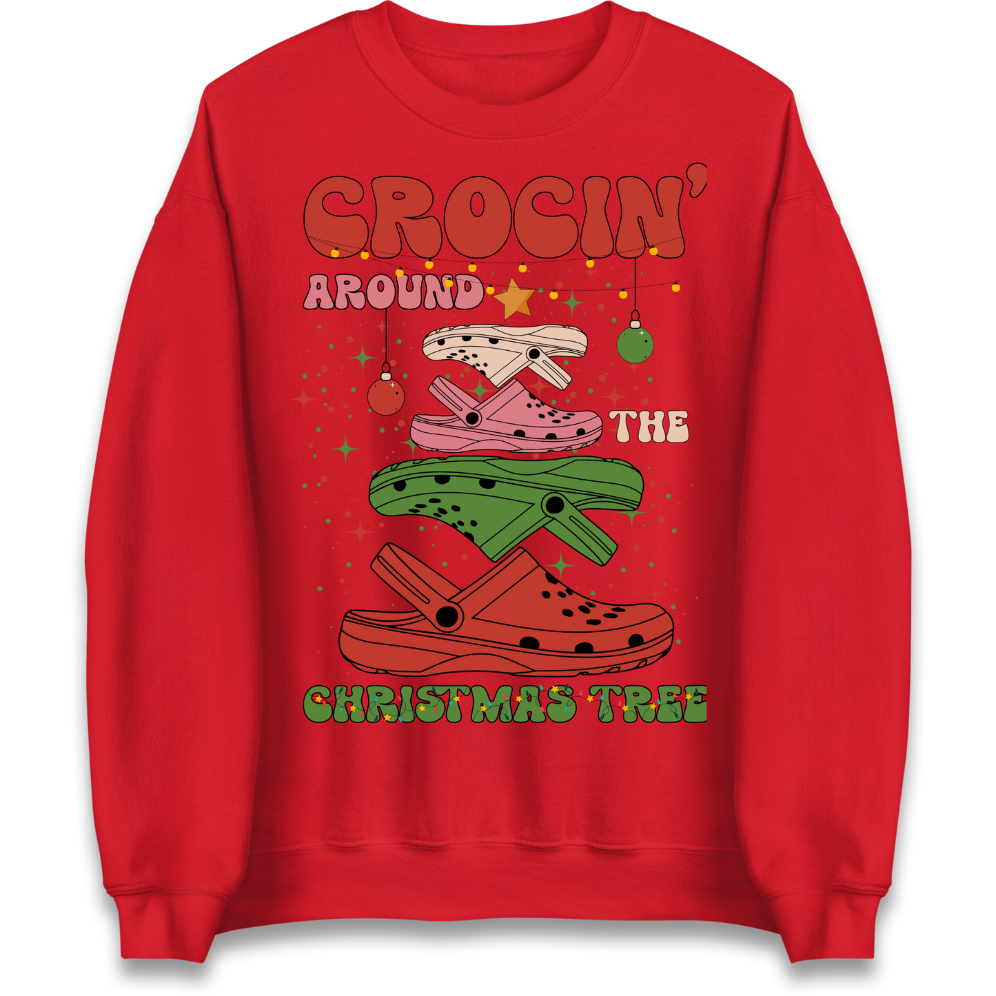 Crockin Around the Christmas Tree Christmas Sweatshirt