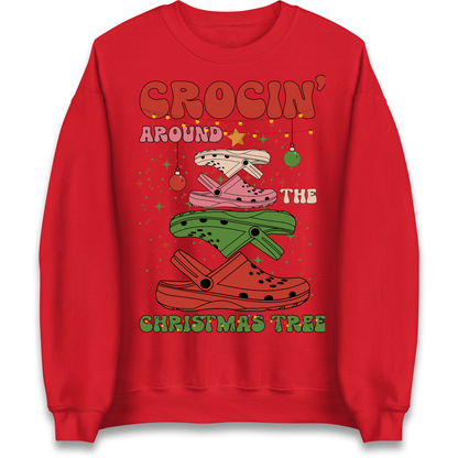Crockin Around the Christmas Tree Christmas Sweatshirt