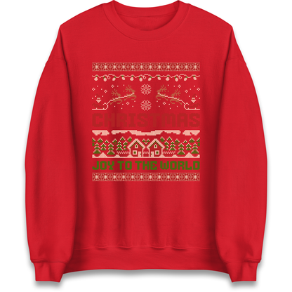 Christmas Joy to the World Christmas Sweatshirt