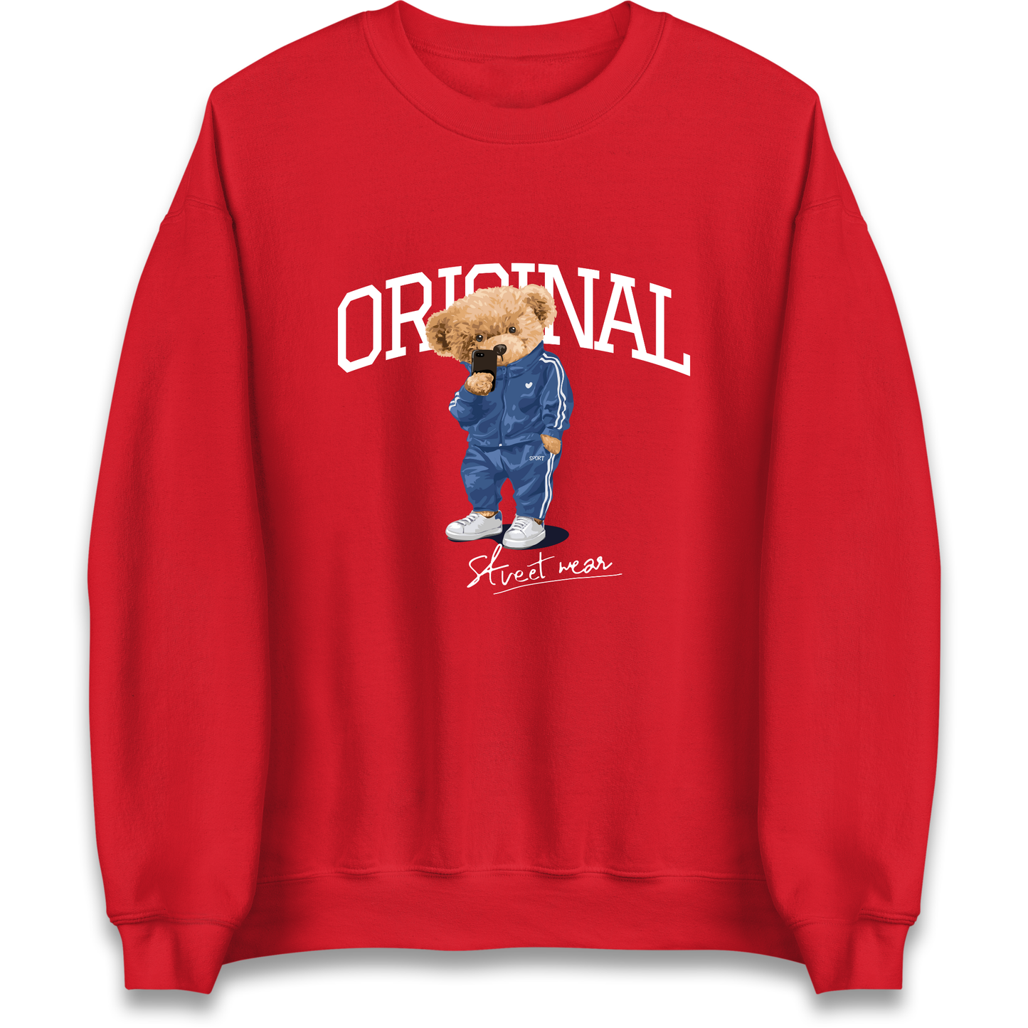 Teddy Bear Original Streetwear Sweatshirt
