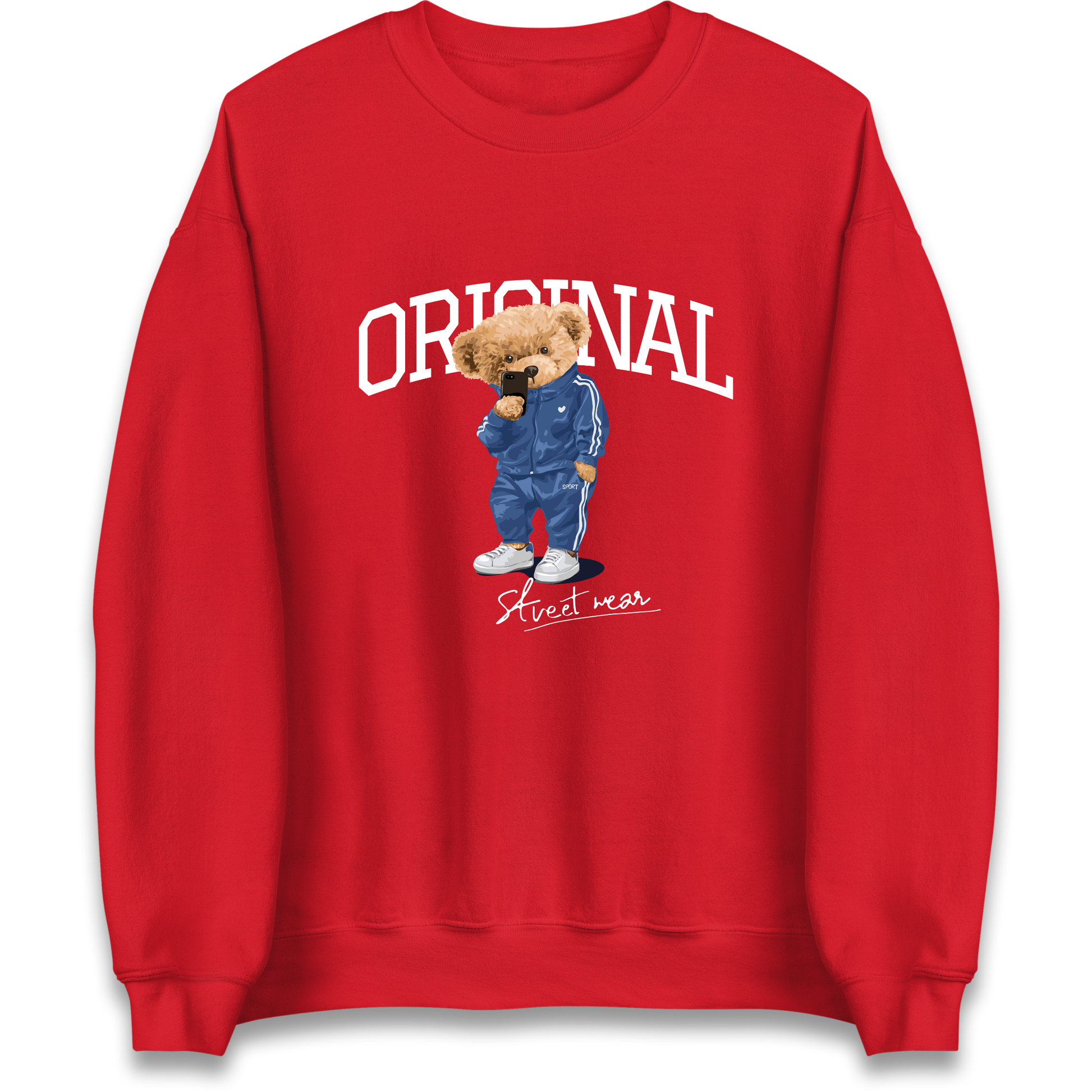 Teddy Bear Original Streetwear Sweatshirt