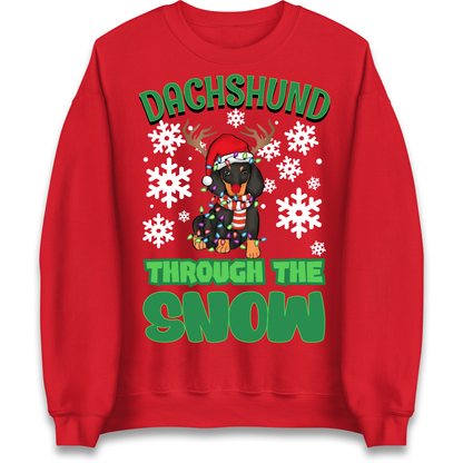 Dachshund Dog Christmas Jumper