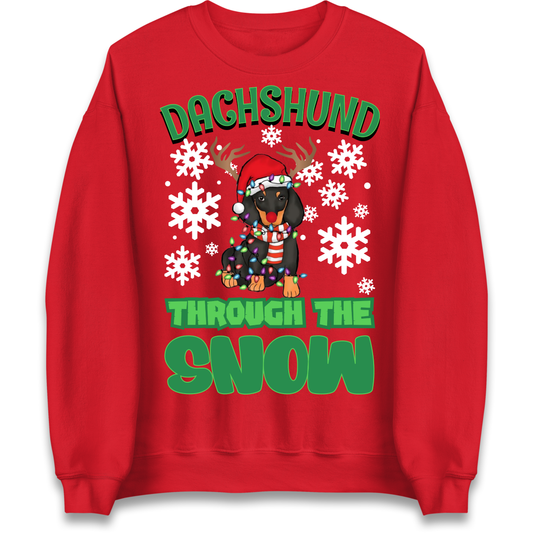 Dachshund Dog Christmas Jumper