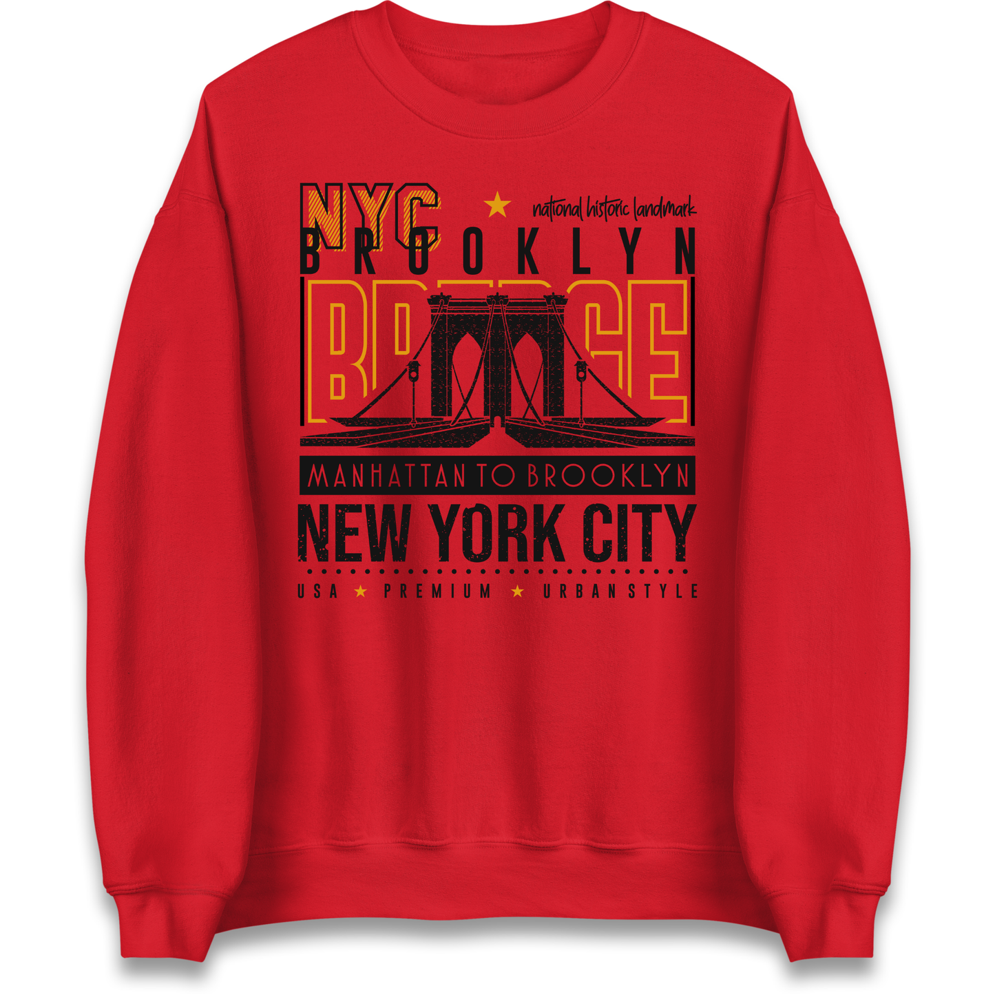 NYC Brooklyn Bridge Sweatshirt