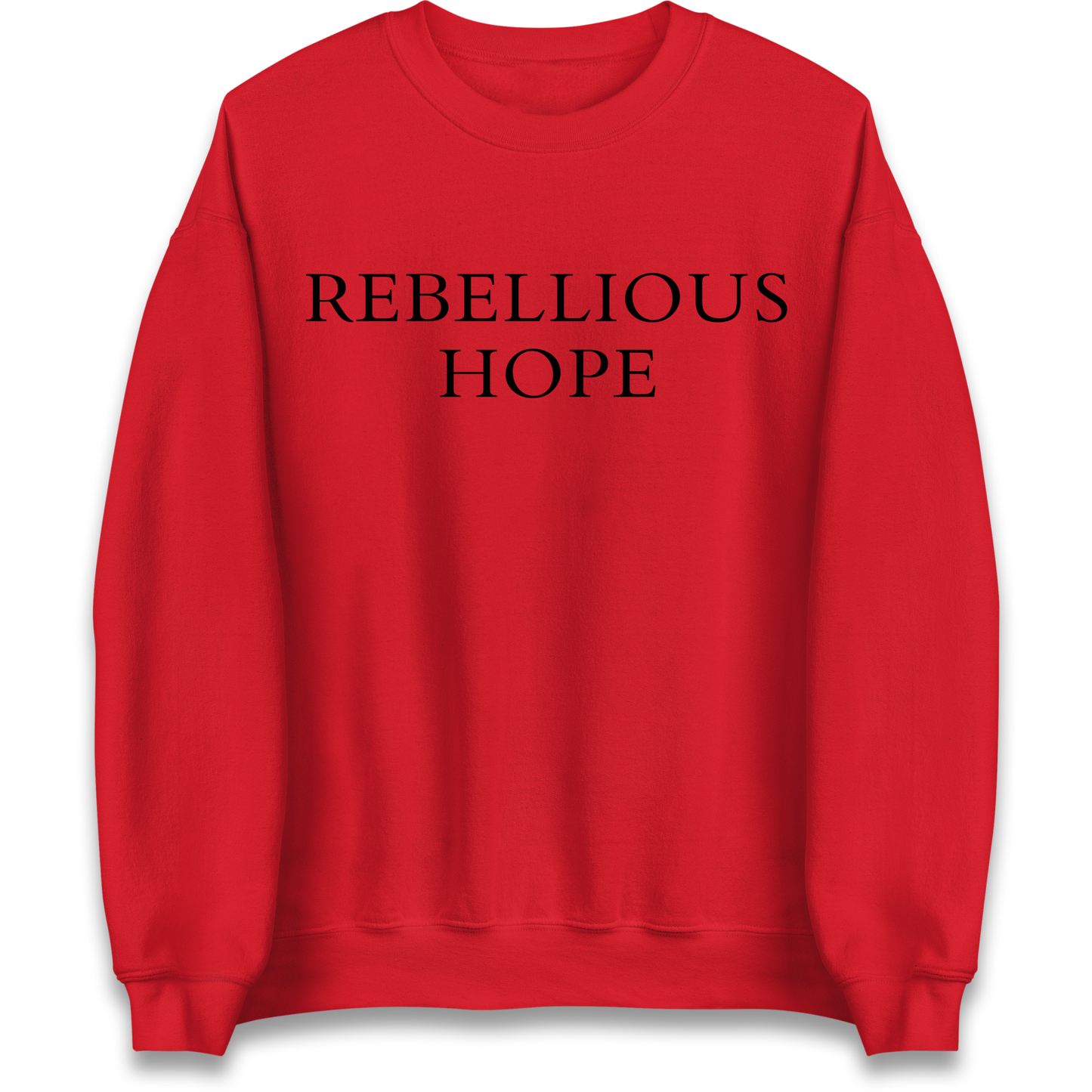 Rebellious Hope Embroidered Sweatshirt