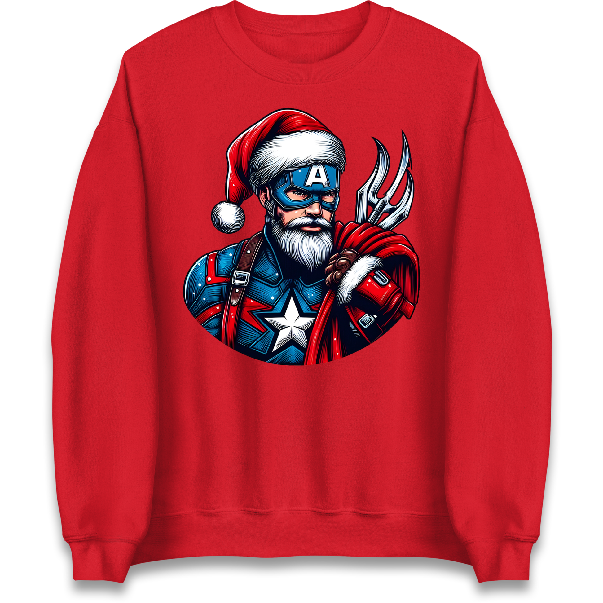 Captain America Santa Sweatshirt