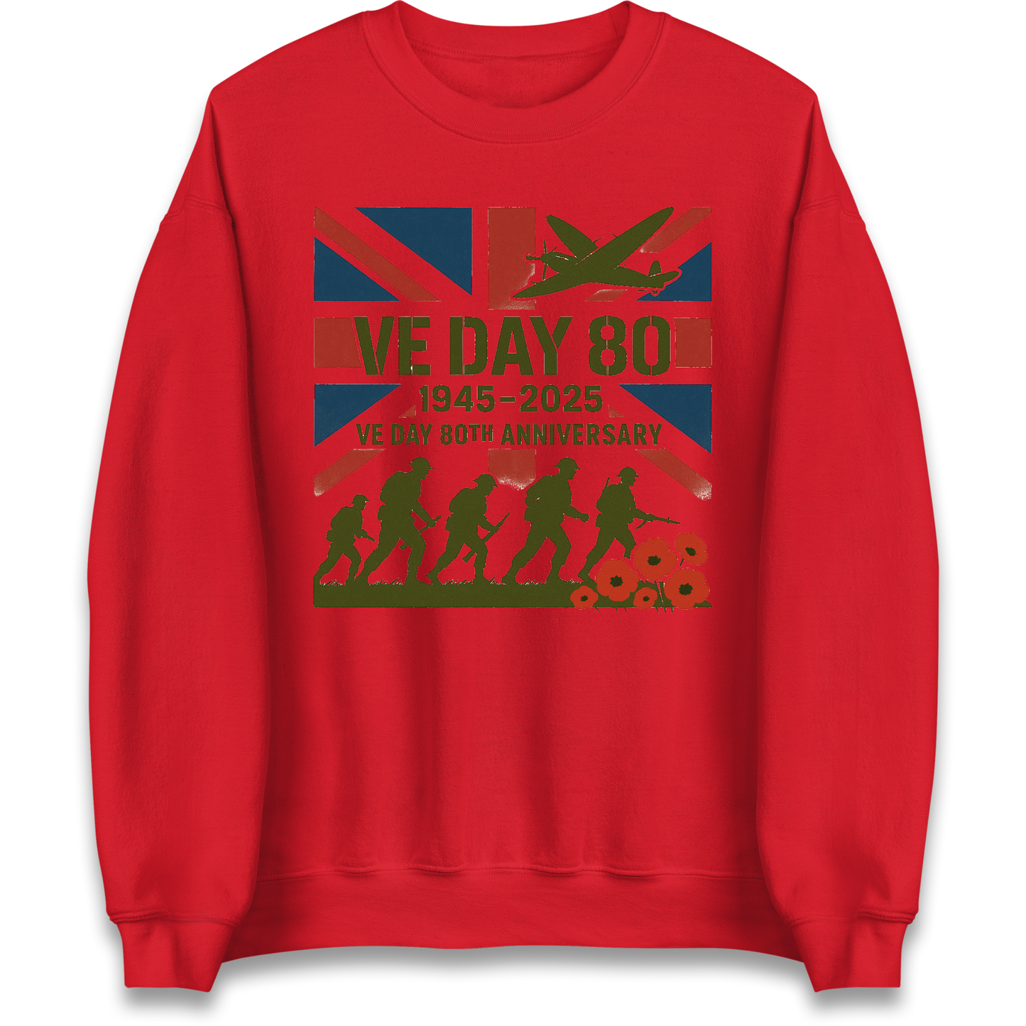 VE Day 80th Anniversary 1945 2025 Sweatshirt