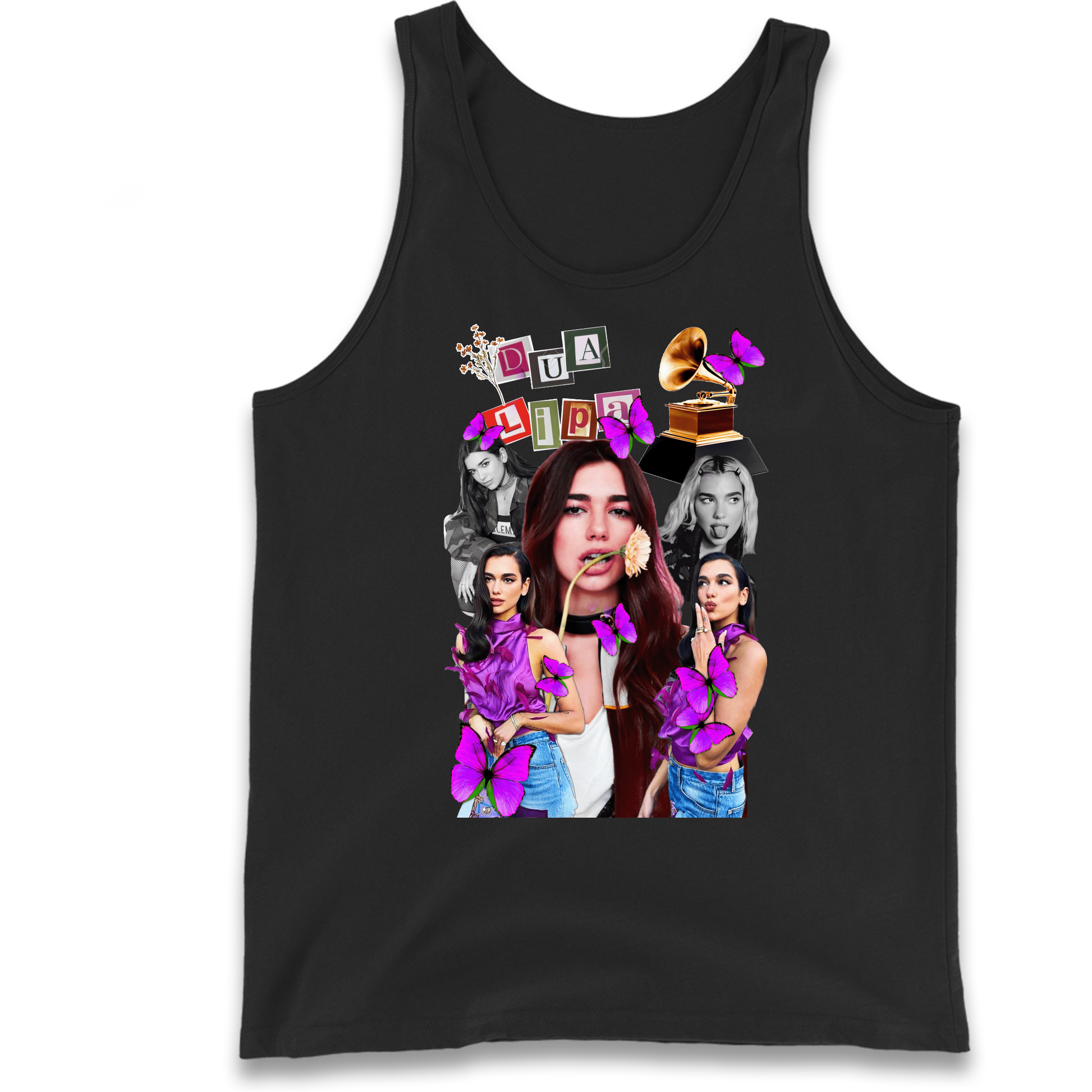 Dua Lipa Butterflies Tank Top