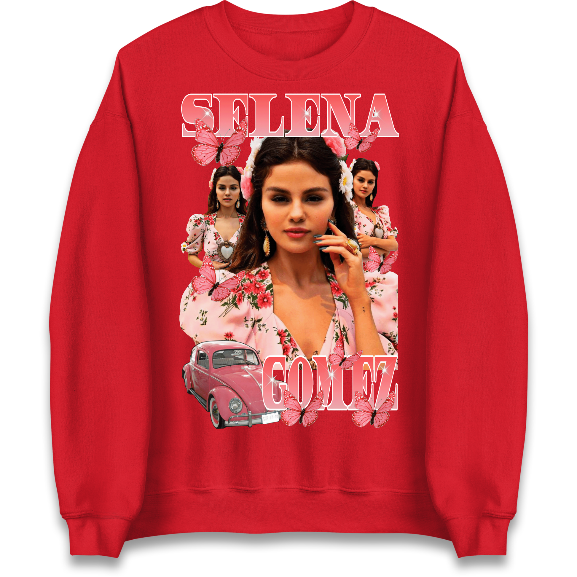 Selena Gomez Pink Sweatshirt