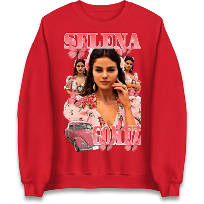 Selena Gomez Pink Sweatshirt
