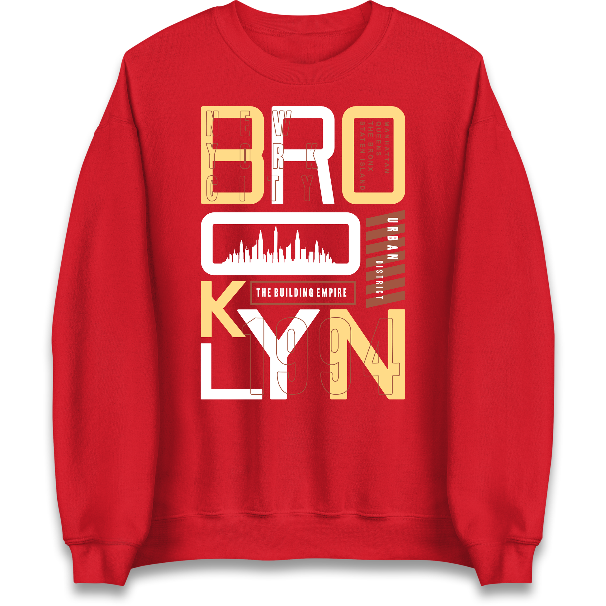 Brooklyn New York Urban District Sweatshirt