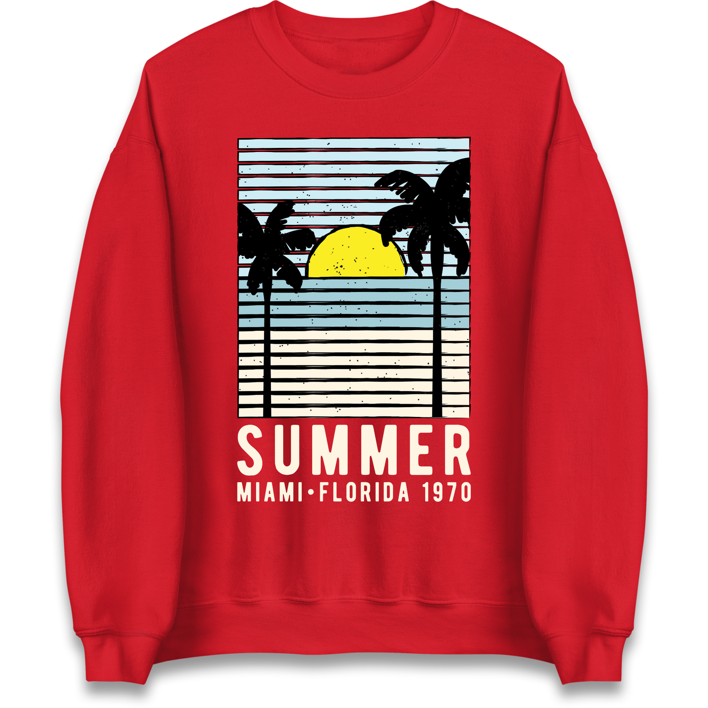 Summer Miami Florida 1970 Sweatshirt