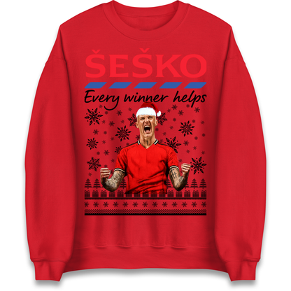 Benjamin Sesko Christmas Sweatshirt