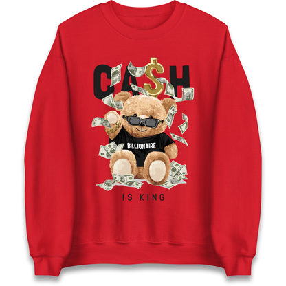 Teddy Bear Billionaire Streetwear Sweatshirt