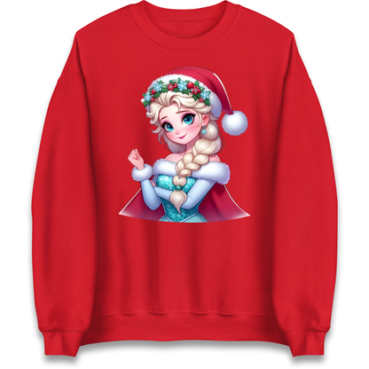 Elsa Frozen Santa Sweatshirt
