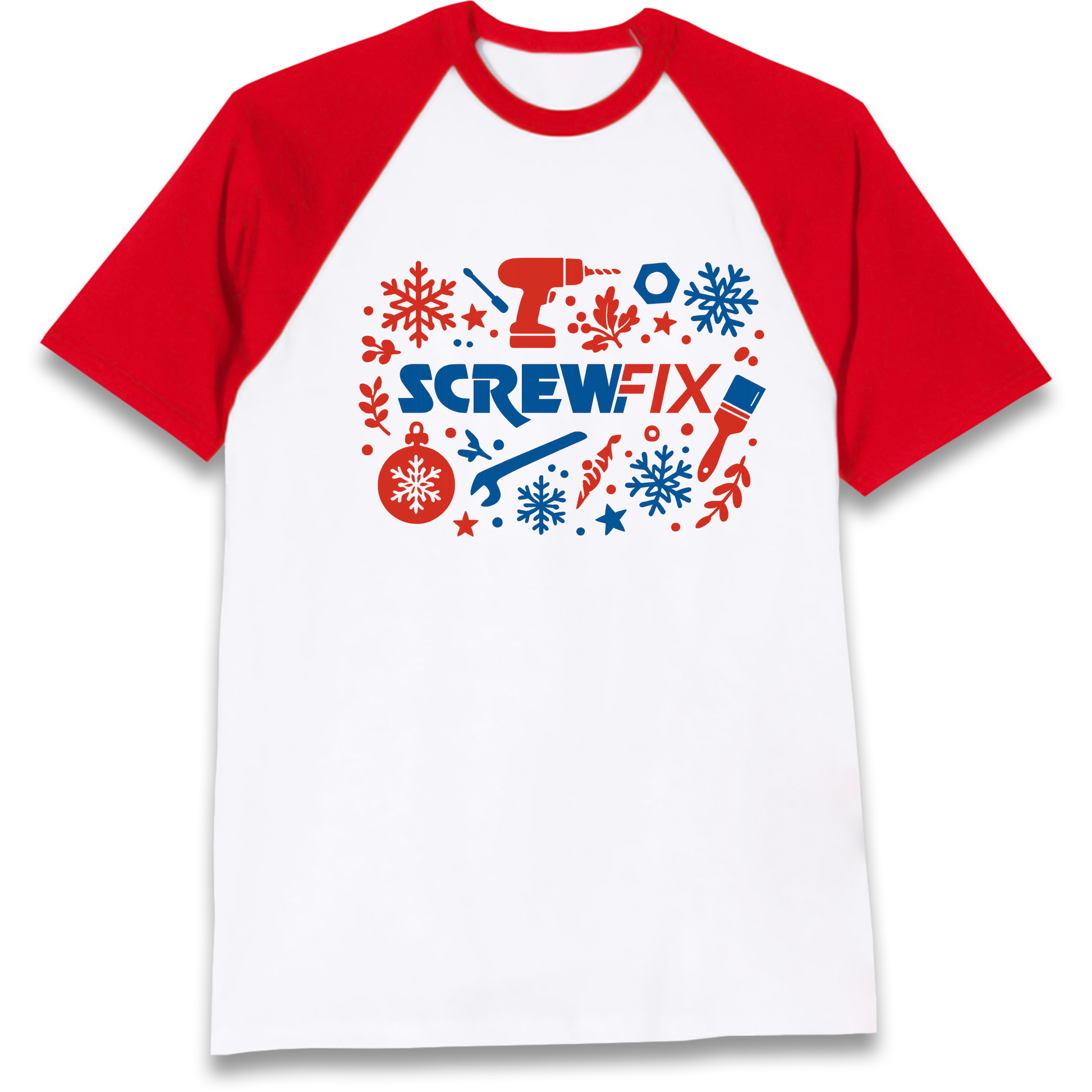 Screwfix Christmas Raglan T Shirt