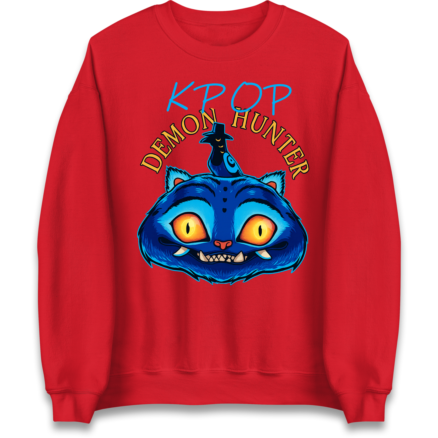 Kpop Demon Hunter Derpy Tiger Sweatshirt