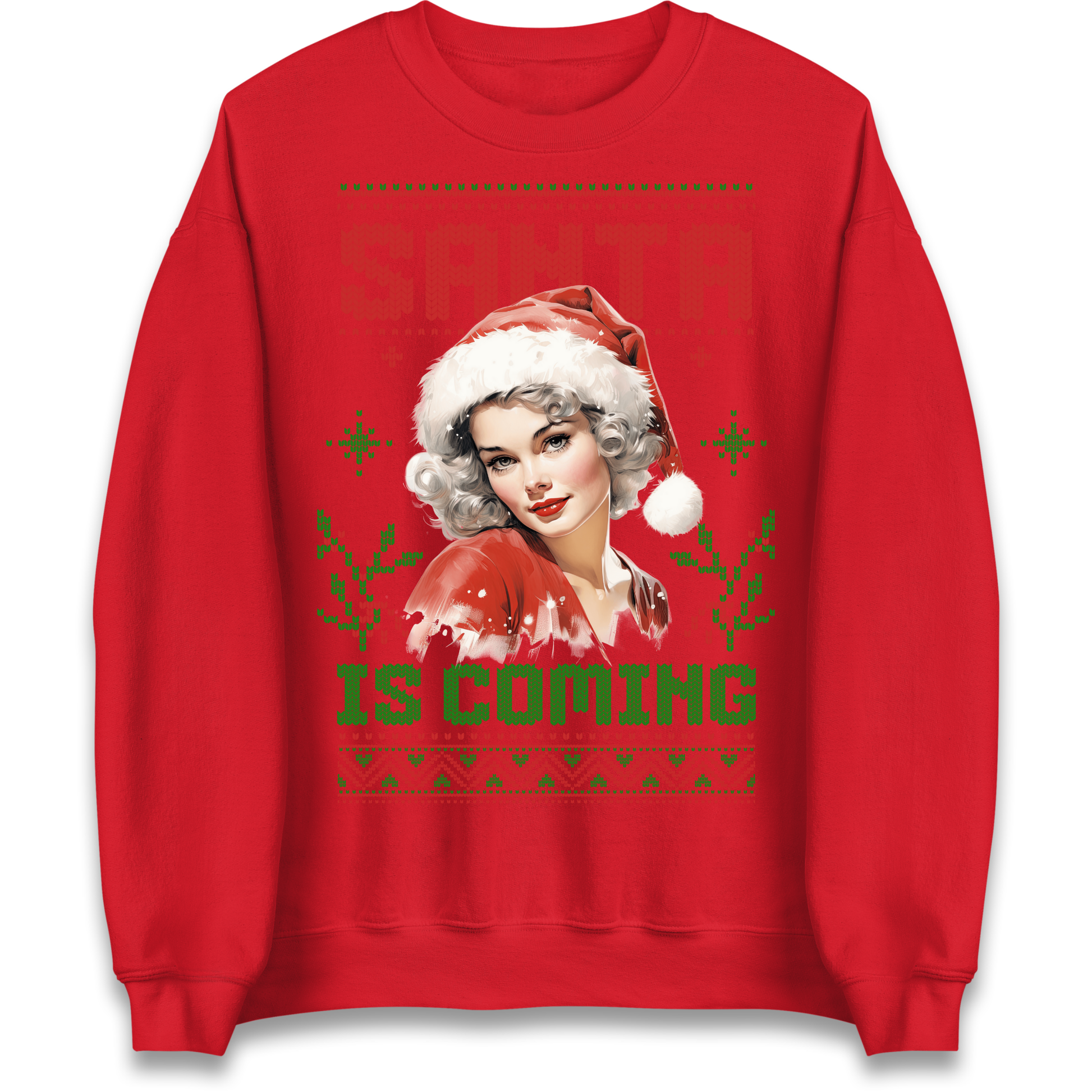 Santa is Coming Christmas Sweatshirt