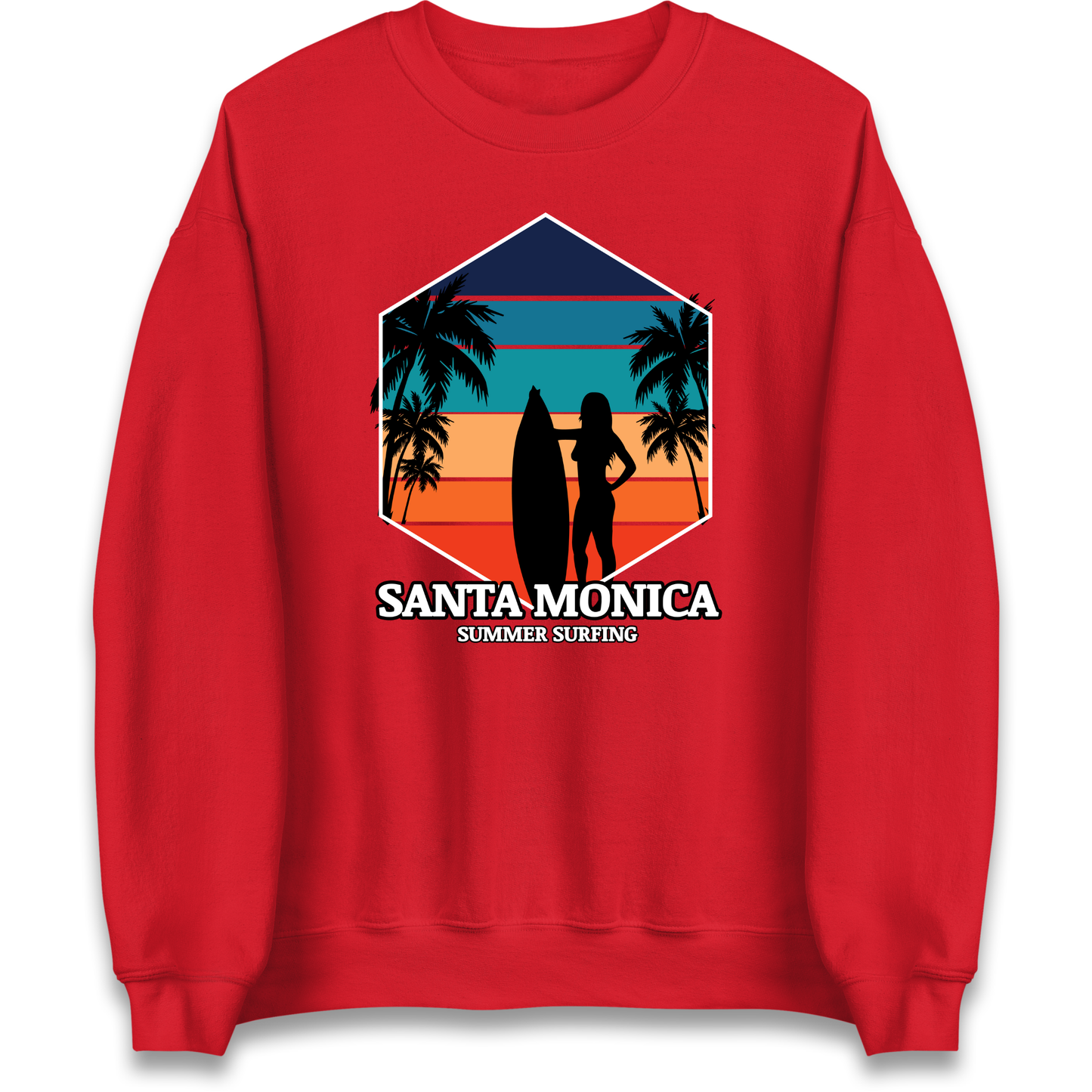 Santa Monica Summer Surfing Sweatshirt