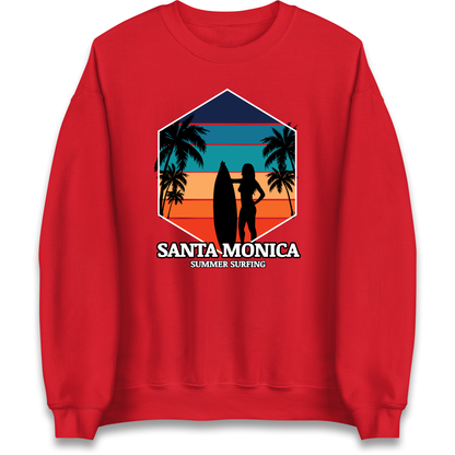 Santa Monica Summer Surfing Sweatshirt