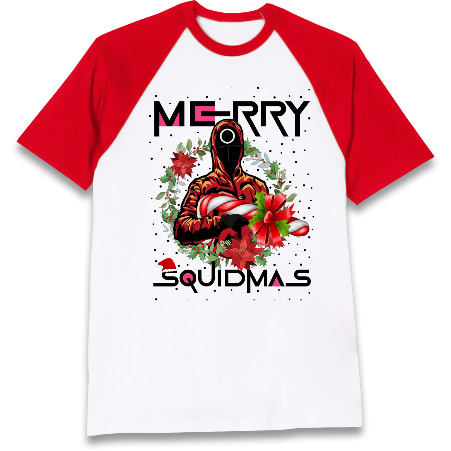 Merry Squid Games Raglan T Shirt
