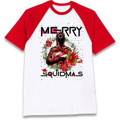 Merry Squid Games Raglan T Shirt