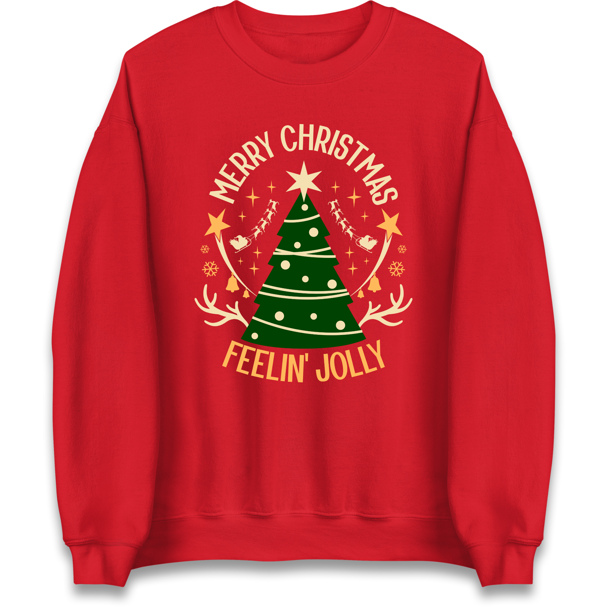Merry Christmas Feeling Jolly Christmas Sweatshirt