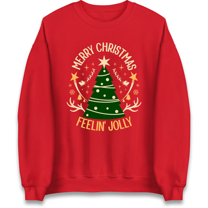 Merry Christmas Feeling Jolly Christmas Sweatshirt