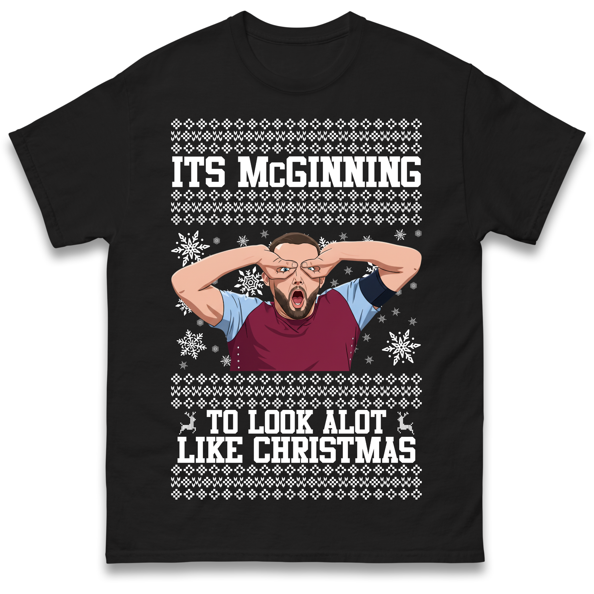 John McGinn Christmas T Shirt