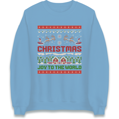 Christmas Joy to the World Christmas Sweatshirt